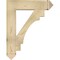Ekena Millwork Merced Arts & Crafts Rough Sawn Bracket, Douglas Fir, 6"W x 30"D x 38"H BKT06X30X38MRC03RDF - alternate 2